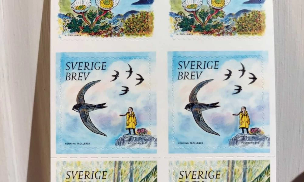 Σουηδία: Η Γκρέτα Τούνμπεργκ έγινε... γραμματόσημο!